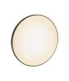 40W LED taklampa - Ø48,5cm, höjd: 7cm, vit kant, inkl. svart ring