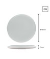 40W neutralvit 230V 115° IP54 Ø485x70 vit/svart rund med sensor