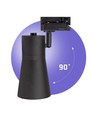 MADARA SCANDI 3-fas skenspotlight för GU10 - Svart, aluminium, utan ljuskälla, 3F4W