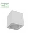 Chloe utanpåliggande 7W - CCT, 230V, 45°, IP20, UGR19, Ø90x100mm, vit, kvadratisk