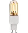 G9 3W dimbar LED-lampa - 6,6cm, 2200K, Gold, filament