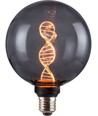 E27 3,5W dimbar LED Vintage DNA Globe G125 - 1800K, rökfärgat glas, 60lm