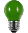 E27 1W LED filament klotlampa - G45, Grön, Party Colour Premium