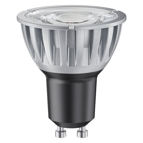GU10 6,5W dimbar LED-lampa - 10°, 500lm, 2700K, silverfinish