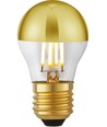 E27 4W dimbar LED kronlampa - Toppförspeglad guld, G45, 2500K