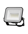 20W V-Tac Slimline LED-strålkastare - Samsung LED-chip, svart hölje, IP65 utomhus