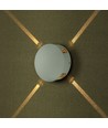V-Tac 4W LED-vägglampa - IP65, vit, rund, 4-vägs ljus, 4000K, inkl. ljuskälla