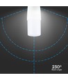 E27 7,5W LED-lampa - T37, 3000K