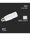 E27 7,5W LED-lampa - T37, 3000K