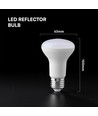 V-Tac E27 8,5W R63 LED-lampa - CREE chip, 3000K, 6 års garanti