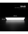 120x30 LED-panel, 40W - 120lm/W, CREE-chip, 6 års garanti, vit ram