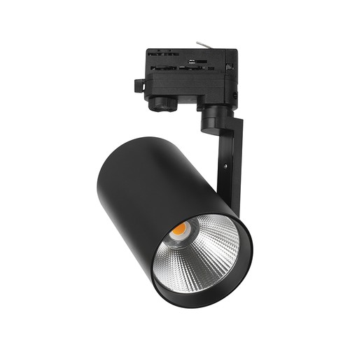 V-Tac 20W 3-fas skenspotlight - CREE chip, 6400K, svart hölje, 6 års garanti