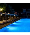 12W PAR56 LED poollampa - IP68 vattentät, 3000K, varmvit