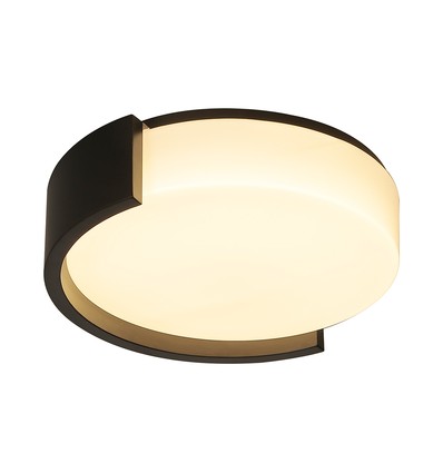 V-Tac 63W LED taklampa, 3-i-1 med fjärrkontroll - Ø55cm, dimbar, svart, designerlampa