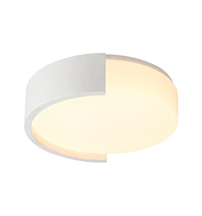 V-Tac 63W LED taklampa - 3-i-1 CCT, dimbar, vit, fjärrkontroll, Ø55cm