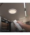 V-Tac 30W/60W/30W LED-taklampa med fjärrkontroll - 3-i-1 CCT, dimbar, brun kant, inkl. ljuskälla
