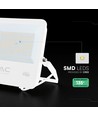 100W LED-strålkastare - 135lm/W, IP65, vitt hölje, 6 års garanti, CREE-chip