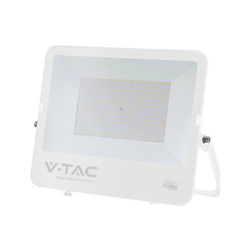 200W LED-strålkastare - 135lm/W, IP65, vitt hölje, Cree-chip, 6 års garanti