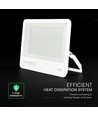 300W LED strålkastare - 135lm/W, IP65, vitt hölje, 6 års garanti, CREE Chip