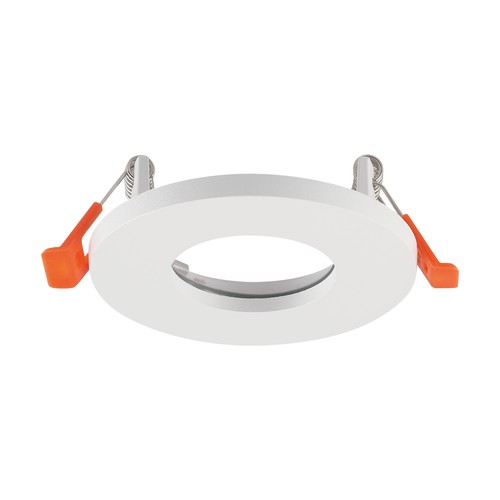 GU10 infälld spotlight - Rund, vit, aluminium, IP44, utan ljuskälla