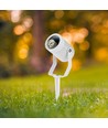 GU10 trädgårdsspotlight med spett - Vit, aluminium, IP65, utan ljuskälla