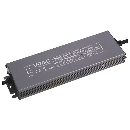150W / 24V DC strömförsörjning för LED-strips - 6.25A, IP67 vattentät