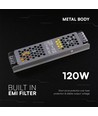 120W / 12V DC strömförsörjning för LED-strips - 10A, IP20, Slim design