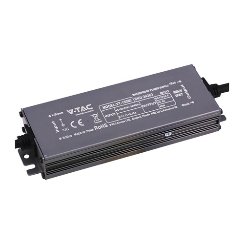 60W / 12V DC strömförsörjning - 5A, IP67 vattentät