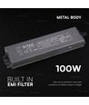 100W / 12V DC strömförsörjning - 8.3A, IP67 vattentät