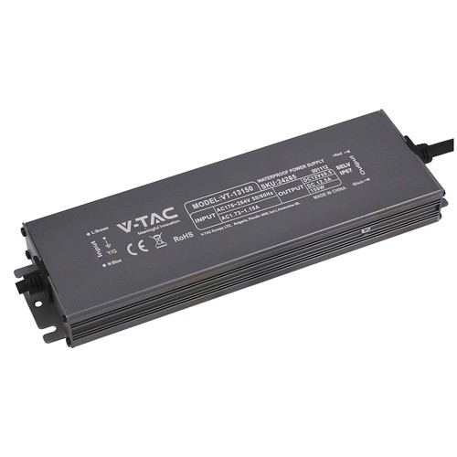 150W / 12V DC strömförsörjning - 12.5A, IP67 vattentät