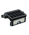 7W LED solcellsstrålkastare med sensor - 3.7V, PIR-sensor, svart hölje, 3-i-1 CCT