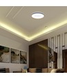 V-Tac 40W LED taklampa med fjärrkontroll - 3-i-1 CCT, dimbar, träfinish, Designer Domelight