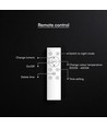 V-Tac LED-taklampa 30W/60W/30W med fjärrkontroll - 3-i-1 CCT, dimbar, träfinish, designerlampa