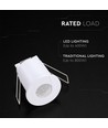 Kompakt infraröd rörelsesensor - Vit, IP20, max 400W LED