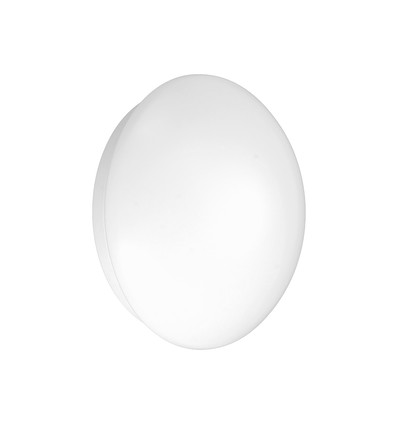 V-Tac taklampa med mikrovågssensor - Vit, för E27-lampa, inbyggd rörelsesensor