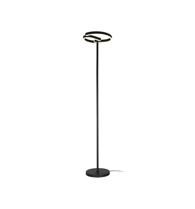 25W LED designer-golvlampa - Ø30 x 142cm, mattsvart, 4000K
