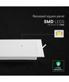 6W kvadratisk LED-panel för inbyggnad - Backlit, CCT, 3-i-1, CREE Chip, 6 års garanti