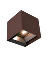 V-Tac 9W Solara vägglampa med sensor, CCT - IP65, PIR-sensor, Cortenfärgad, solcell, 3 ljusfärger