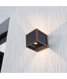 V-Tac 9W Solara vägglampa med sensor, CCT - IP65, Corten, solcell