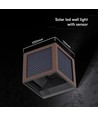 V-Tac 9W Solara vägglampa med sensor, CCT - IP65, Corten, solcell