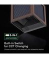 V-Tac 9W Solara vägglampa med sensor, CCT - IP65, Corten, solcell