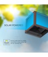 V-Tac 9W Solara vägglampa med sensor, CCT - IP65, Corten, solcell