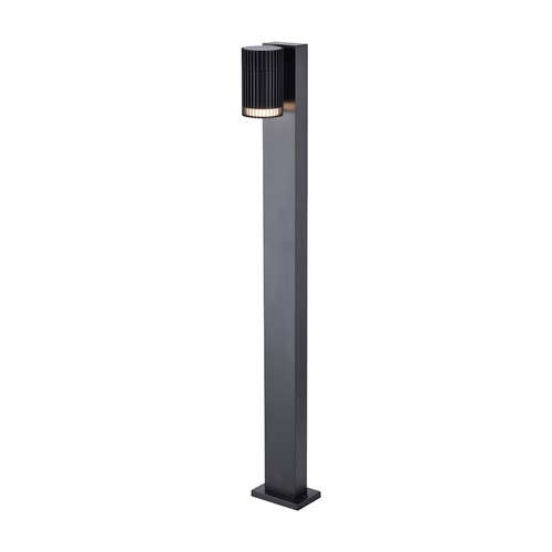 V-Tac GU10 trädgårdslampa, 80cm - IP44, svart, utan ljuskälla, pollare