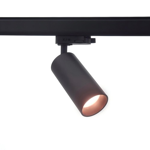 10W 3-fas RA97 skenspotlight - Dimbar, 110lm/W, svart