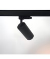 10W 3-fas RA97 skenspotlight - Dimbar, 110lm/W, svart