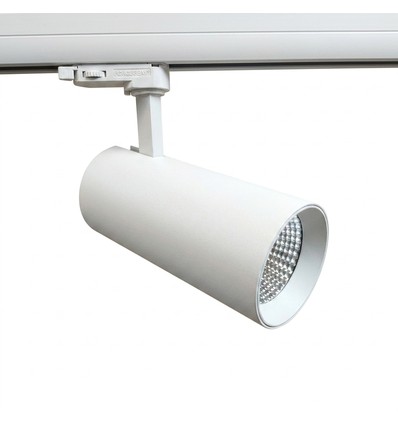 30W 3-fas RA90 skenspotlight - 100 lm/W, 36 grader, Svart, Philips LED