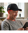 Ljusterapikeps, infraröd - Trådlös, USB-C laddning, rött och närinfrarött ljus