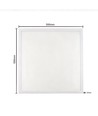 60x60 LED-panel, 30W - RA90, DALI / push dimbar, UGR19, vit kant