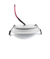 6-pack 12V downlight - 2,5W, rund, inkl. hålsåg och quick connector, för båt mm.