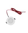 6-pack 12V downlight - 2,5W, rund, inkl. hålsåg och quick connector, för båt mm.